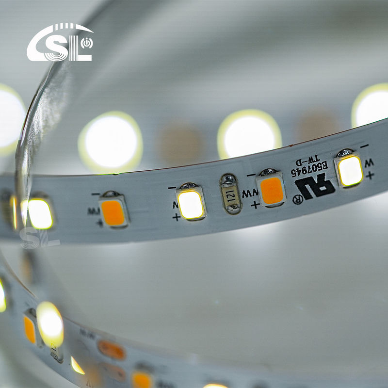 240LEDs 8mm 12V 24V UL Список двухцветных светодиодных светильников COB SMD2835 для коммерческого освещения